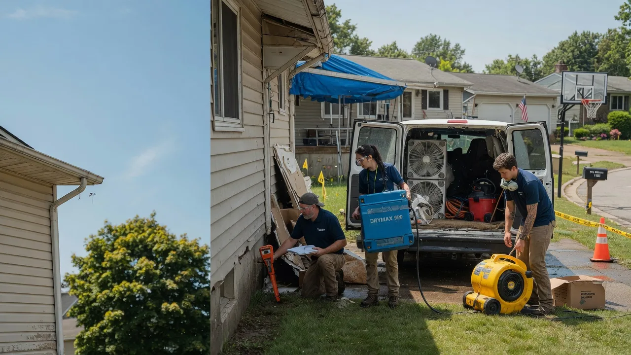 Ceiling Leak Cleanup in Tilleda, WI near me